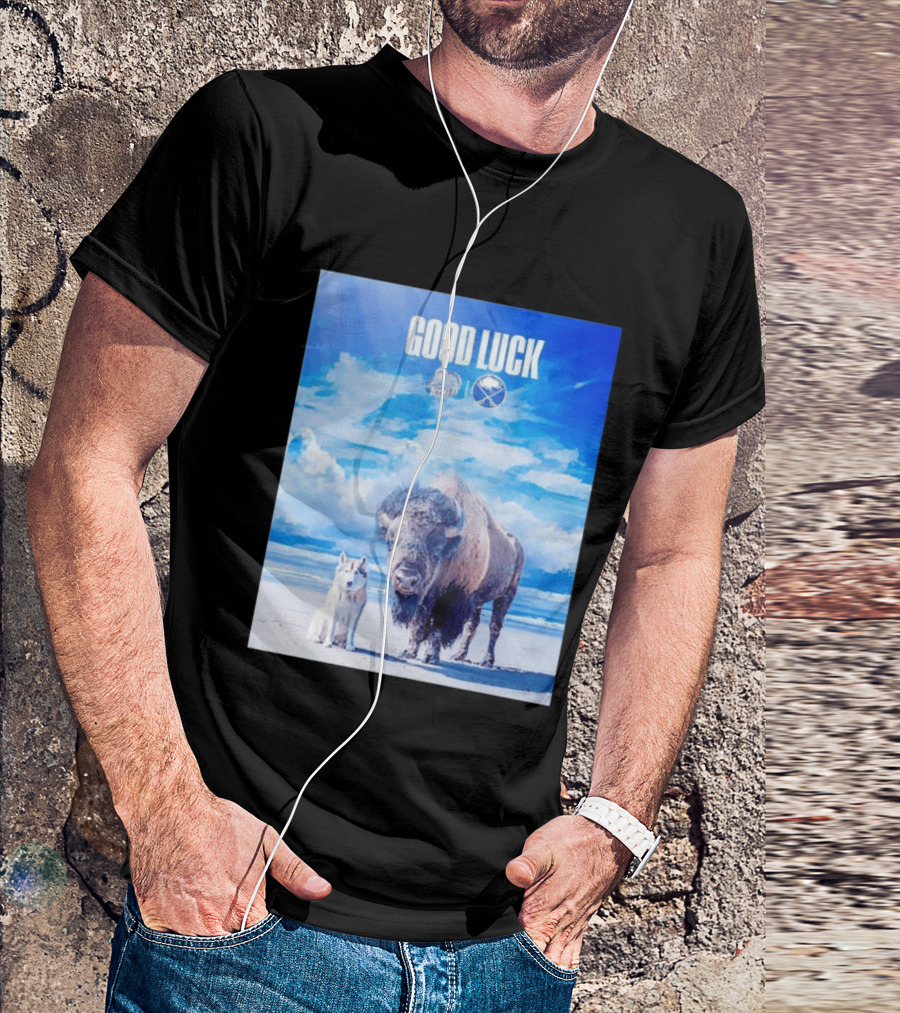 Good Luck Jacksonville Icemen Buffalo Sabres NHL Team Game 1 Buffalo Beach Sky T-Shirt