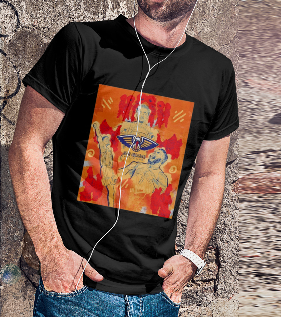 New Orleans Pelicans Supporting The Home Team With Passion And Spirit T-Shirt