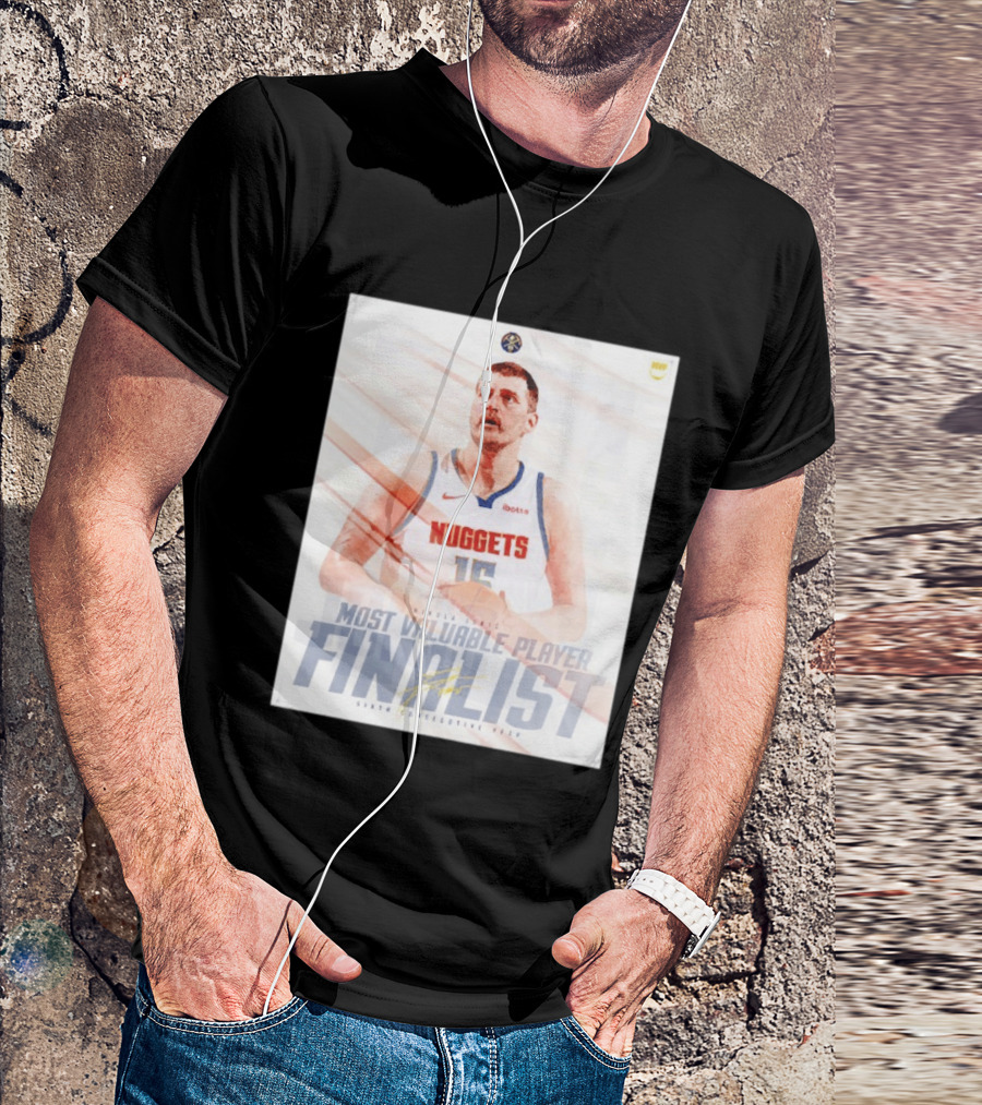Nikola Jokić Most Valuable Player Finalist Sixth Consecutive Year Nuggets T-Shirt