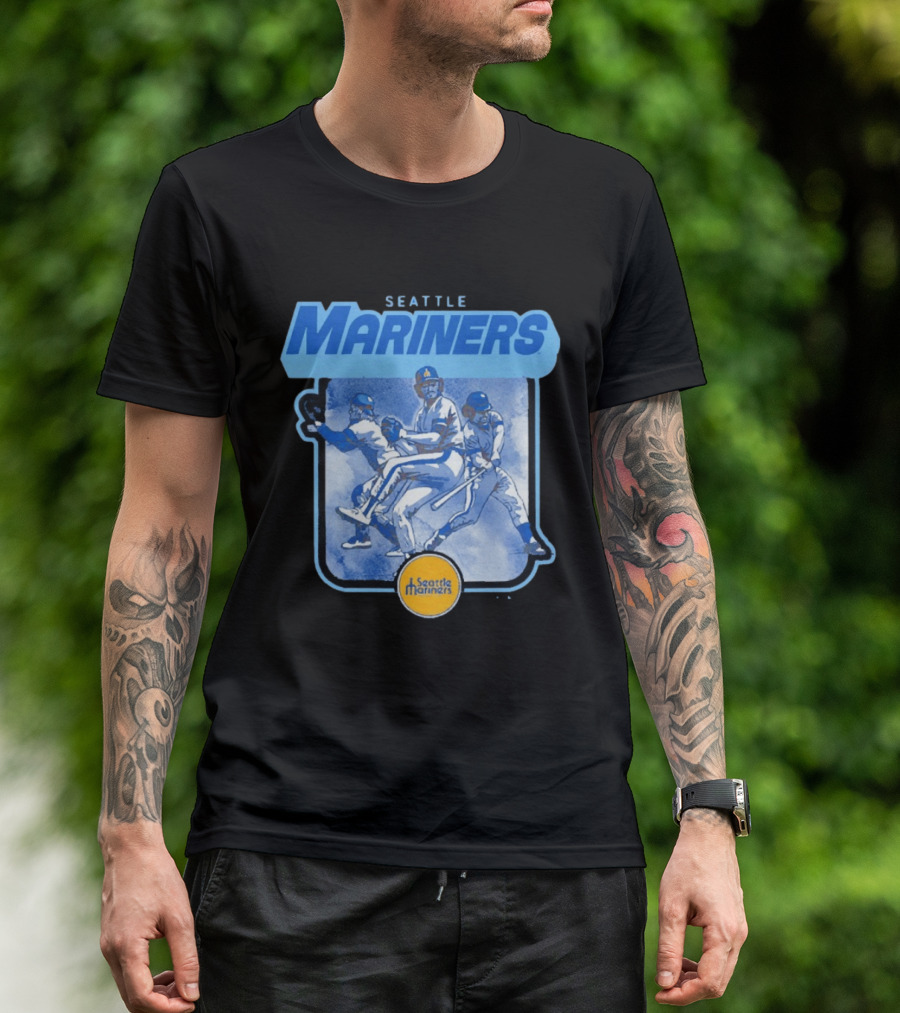 Seattle Mariners Retro Baseball Players T-Shirt