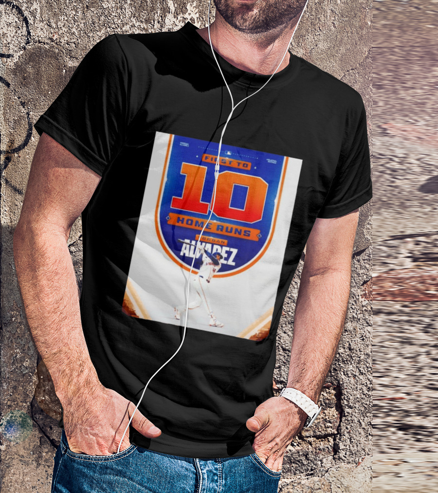 Yordan Alvarez First To 10 Home Runs Houston Astros MLB T-Shirt