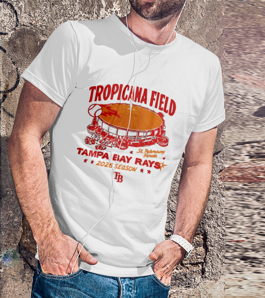 Tropicana Field Tampa Bay Rays Home Run 2026 Season T-Shirt