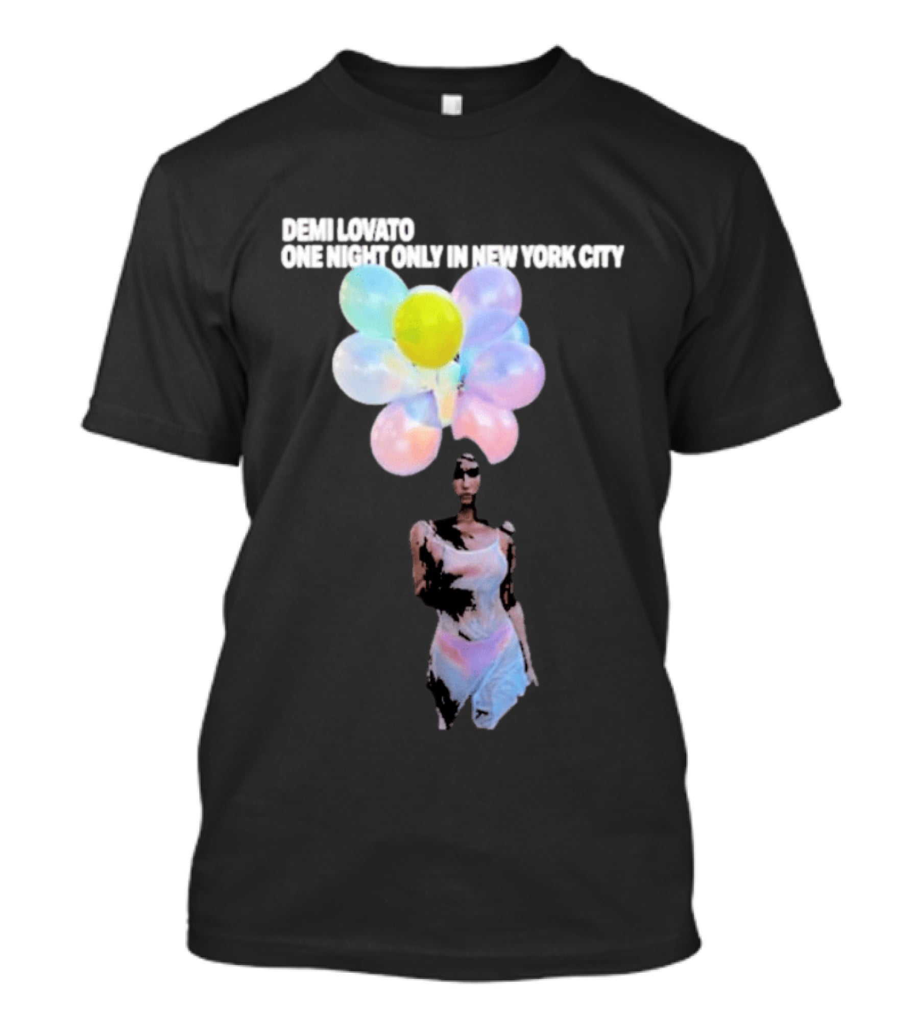 Demi Lovato One Night Only In New York City Colorful Balloons Dress T-Shirt