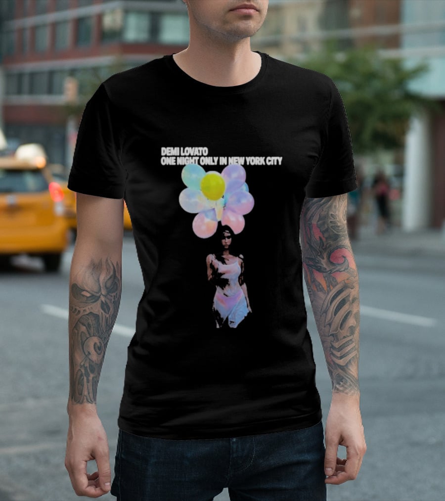 Demi Lovato One Night Only In New York City Colorful Balloons Dress T-Shirt