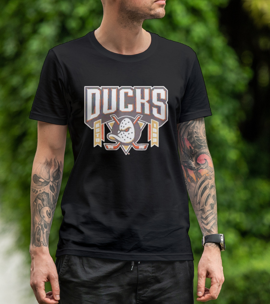 Raise The Banners Anaheim Ducks Est 1993 Retro Hockey T-Shirt