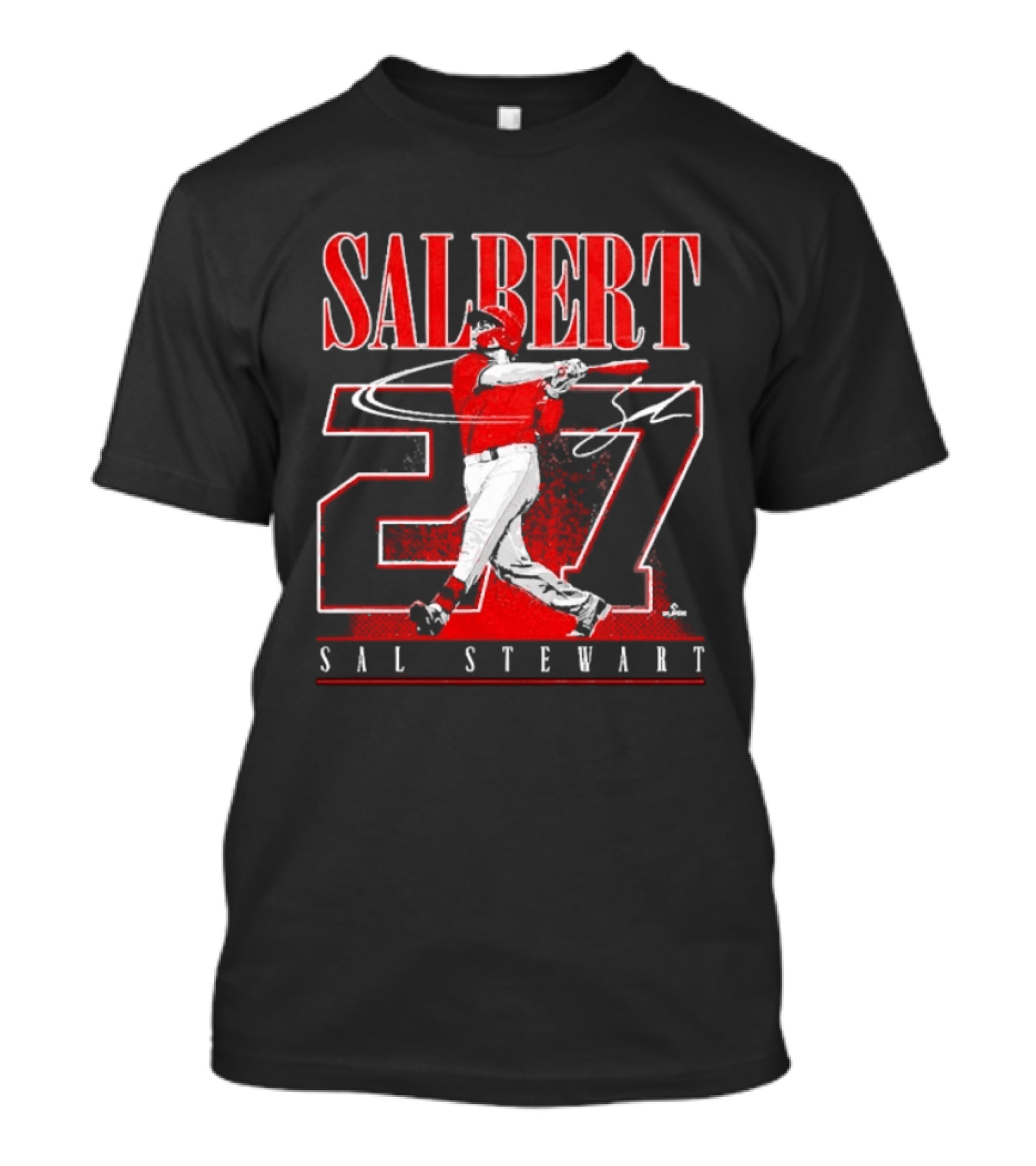 Salbert Sal Stewart Cincinnati Reds 27 Player T-Shirt