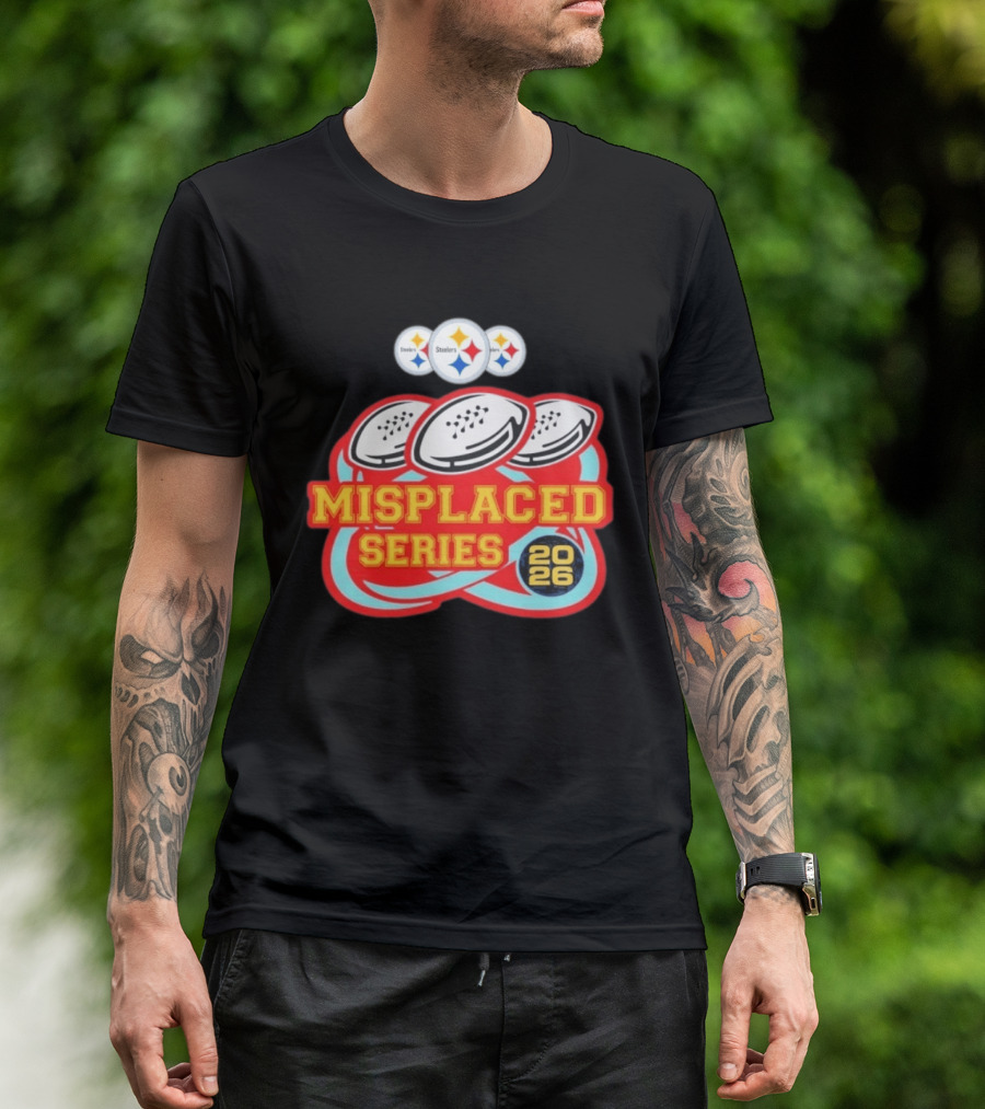 Steelers Misplaced Series 2026 Football Trio T-Shirt