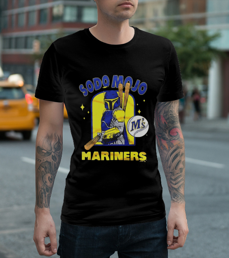 Sodo Mojo Mariners Star Wars M's Baseball T-Shirt