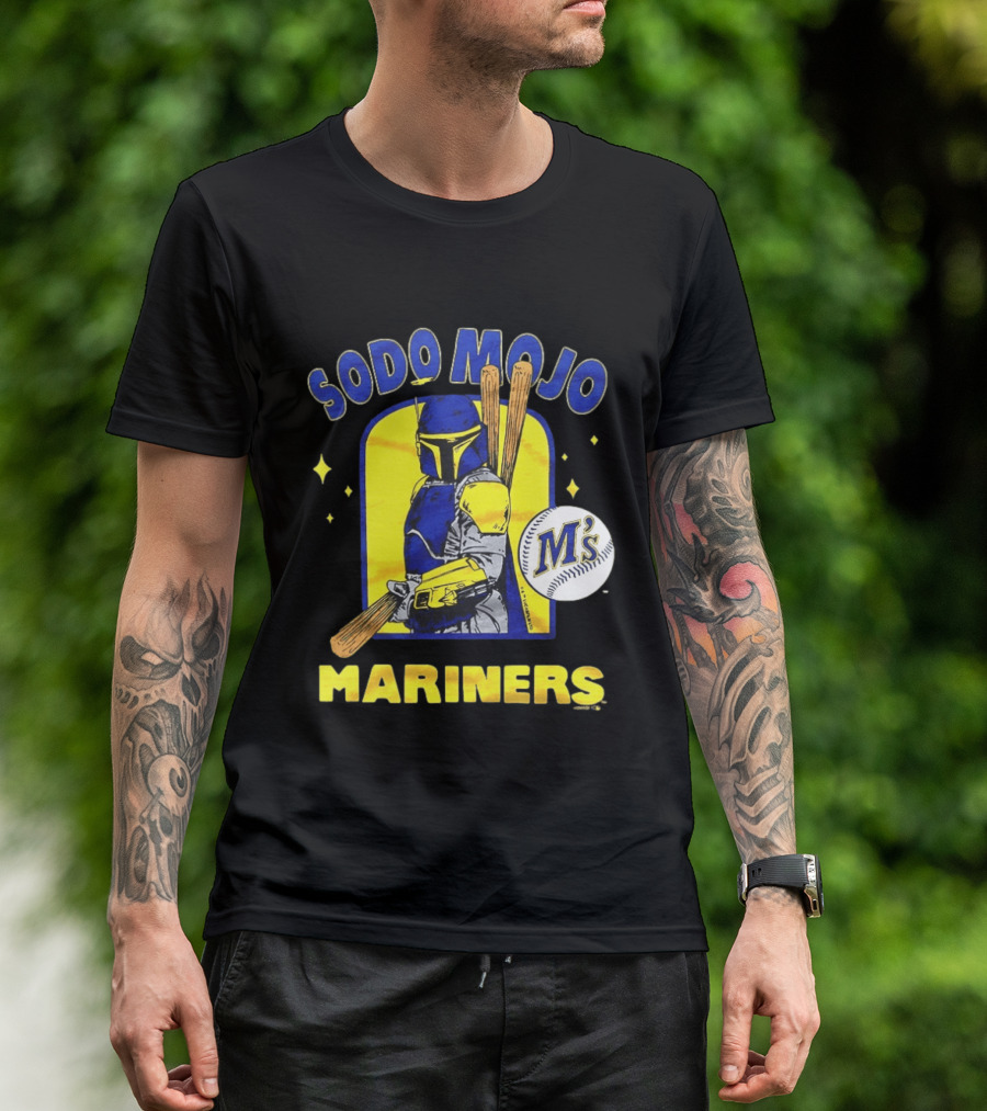 Sodo Mojo Mariners Star Wars M's Baseball T-Shirt