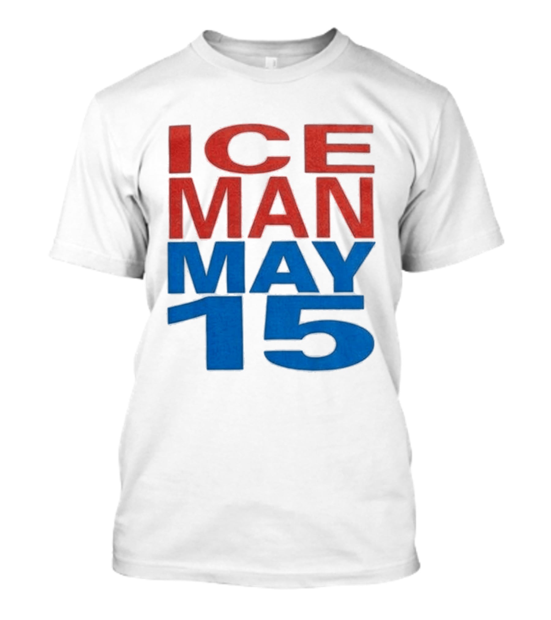 Iceman May 15 Bold Red Blue T-Shirt