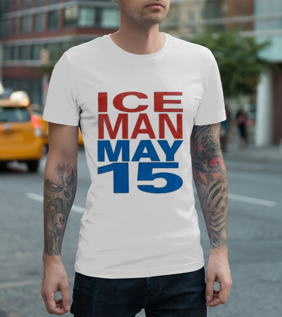 Iceman May 15 Bold Red Blue T-Shirt