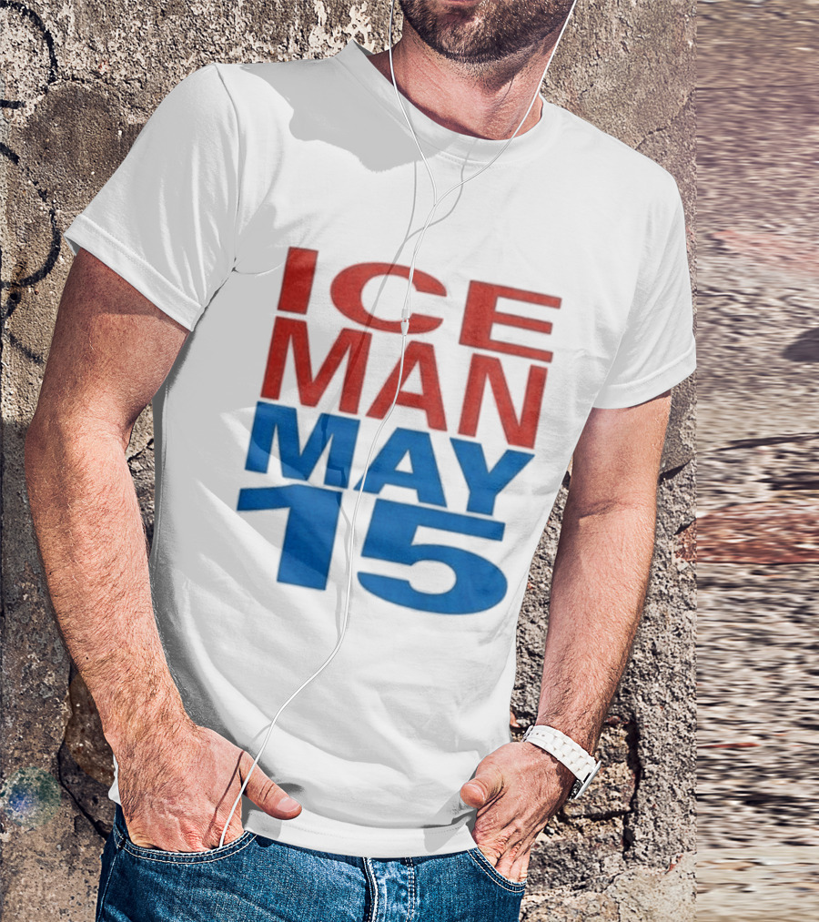 Iceman May 15 Bold Red Blue T-Shirt