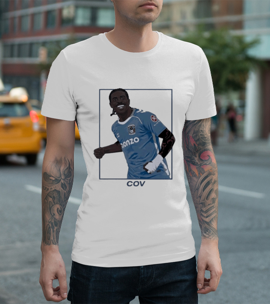 Coventry City FC Haji Wright Monzo Sponsor Premier League Comeback T-Shirt