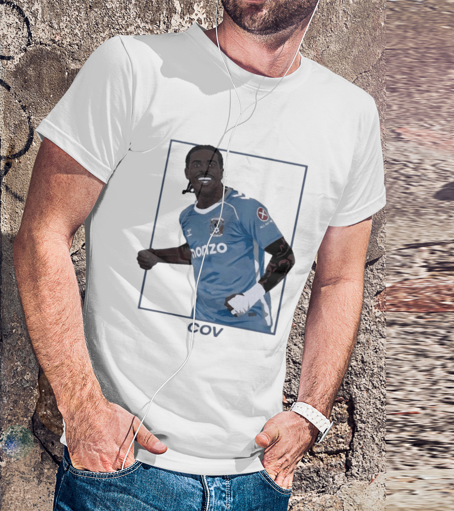 Coventry City FC Haji Wright Monzo Sponsor Premier League Comeback T-Shirt