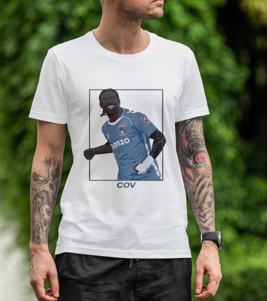 Coventry City FC Haji Wright Monzo Sponsor Premier League Comeback T-Shirt