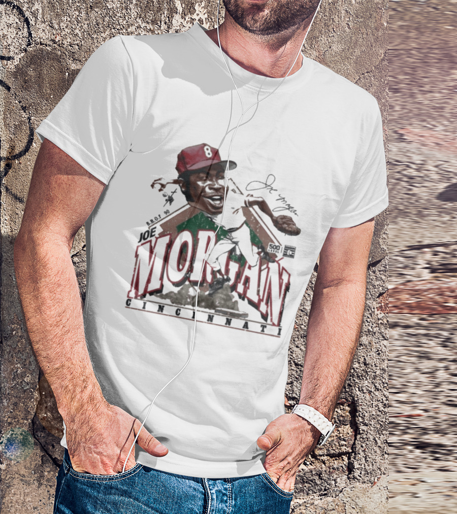 Joe Morgan Cincinnati Bruce Stark Collection 1981 T-Shirt