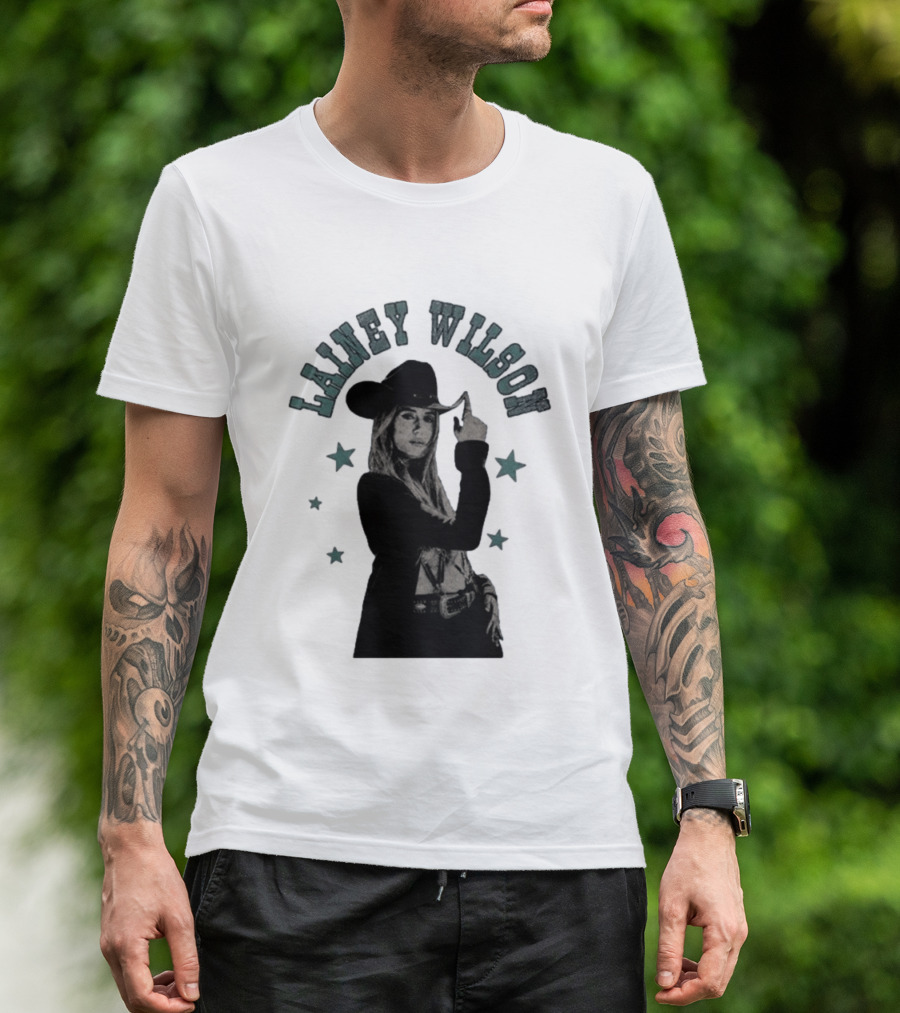 Lainey Wilson Tour 26 Western Cowboy Hat Starry Country Music T-Shirt