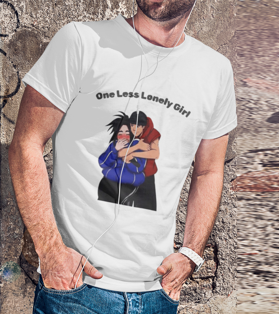 One Less Lonely Girl Justin Bieber Billie Eilish Coachella Hug 2026 T-Shirt