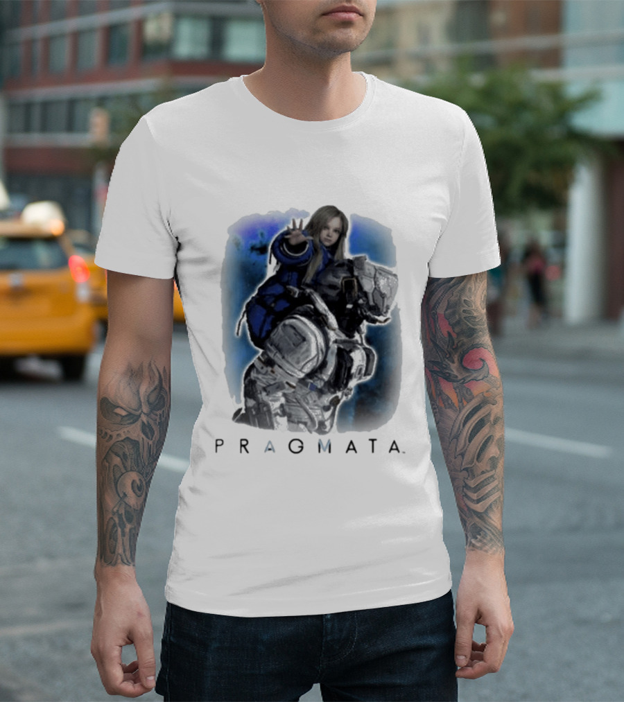PRAGMATA Futuristic Sci Fi Adventure T-Shirt