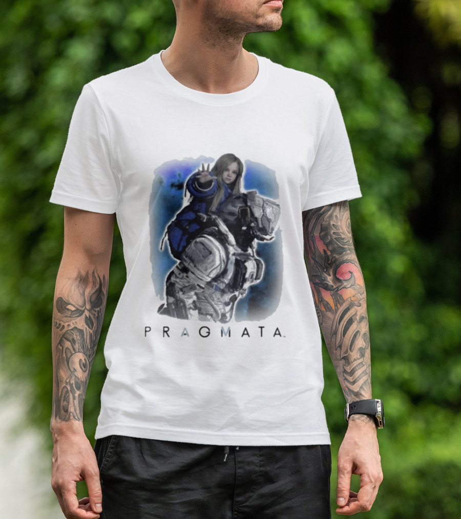 PRAGMATA Futuristic Sci Fi Adventure T-Shirt
