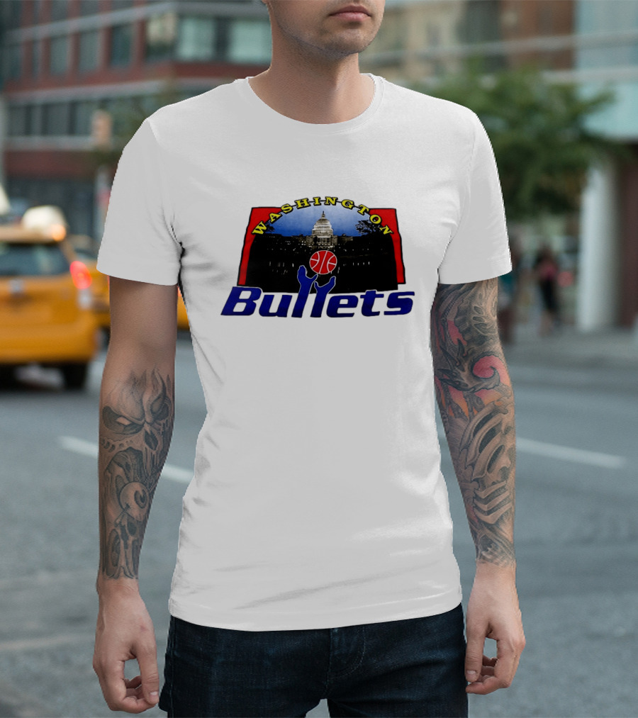 Washington Bullets Capitol Basketball T-Shirt