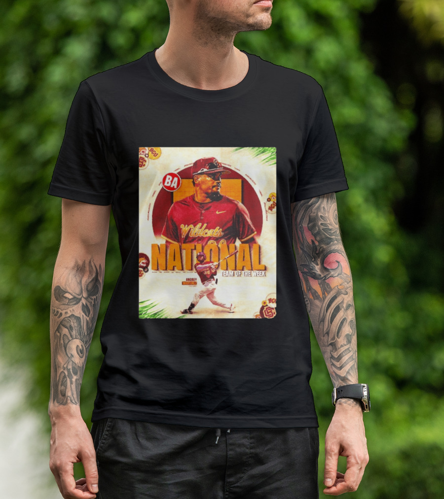 Andrey Martinez Wildcats National Team Of The Week Bethune Cookman T-Shirt
