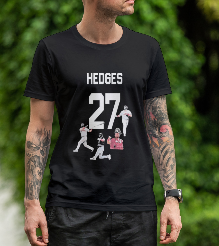 Hedges 27 Baseball Player Action Figures T-Shirt