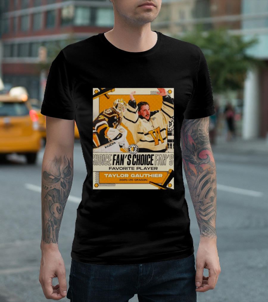 Taylor Gauthier Fan's Choice Favorite Player 2025 26 Season T-Shirt