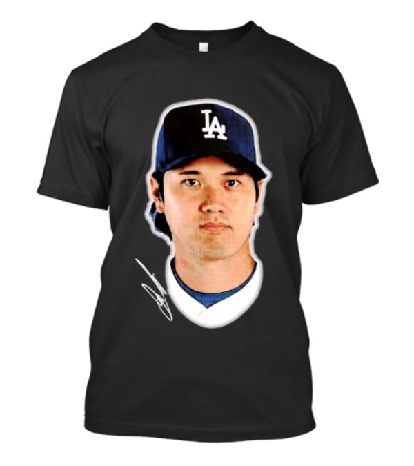 Los Angeles Dodgers Shohei Ohtani Headliner Authentic Baseball Fan Gear T-Shirt