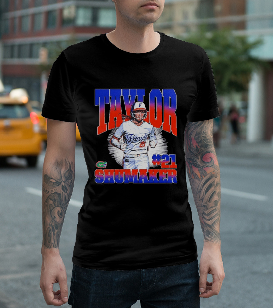 Florida Gators Taylor Shumaker NCAA Softball #21 T-Shirt