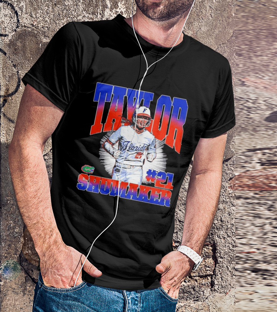 Florida Gators Taylor Shumaker NCAA Softball #21 T-Shirt