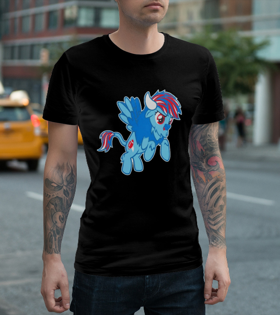 My Little Pony Buffalo Bills Fan T-Shirt