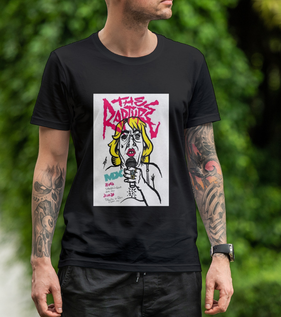The Rapture 2026 México Tour Art MDX April 23 25 Live Performance T-Shirt