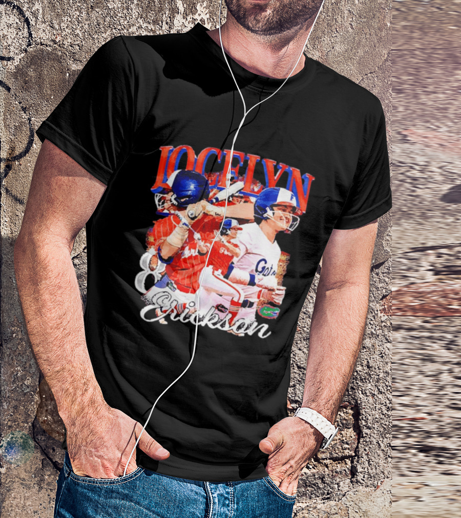 Jocelyn Erickson Florida Gators Softball Player Collage T-Shirt