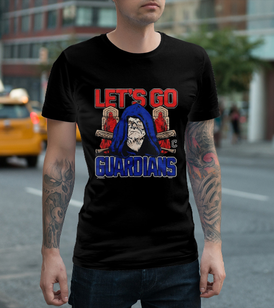 Let's Go Guardians Cleveland Baseball Sheev Palpatine Star Wars T-Shirt