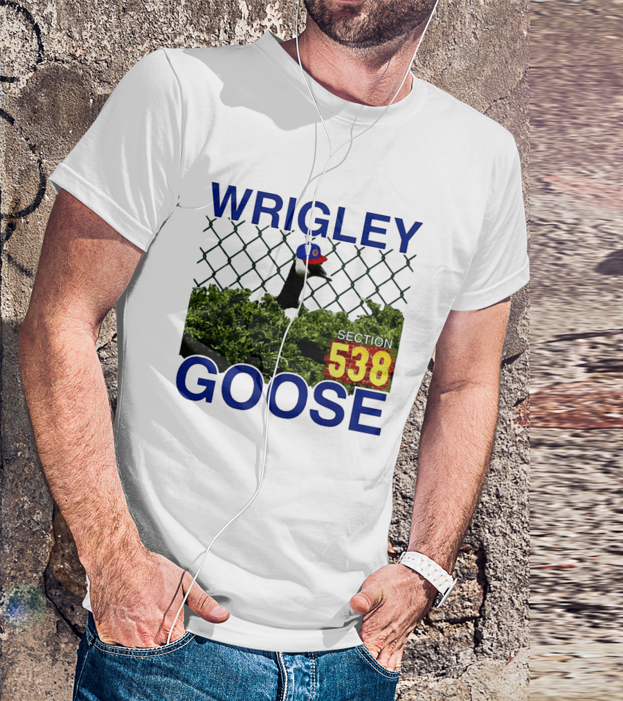 Wrigley Goose Section 538 Chicago Cubs MLB T-Shirt