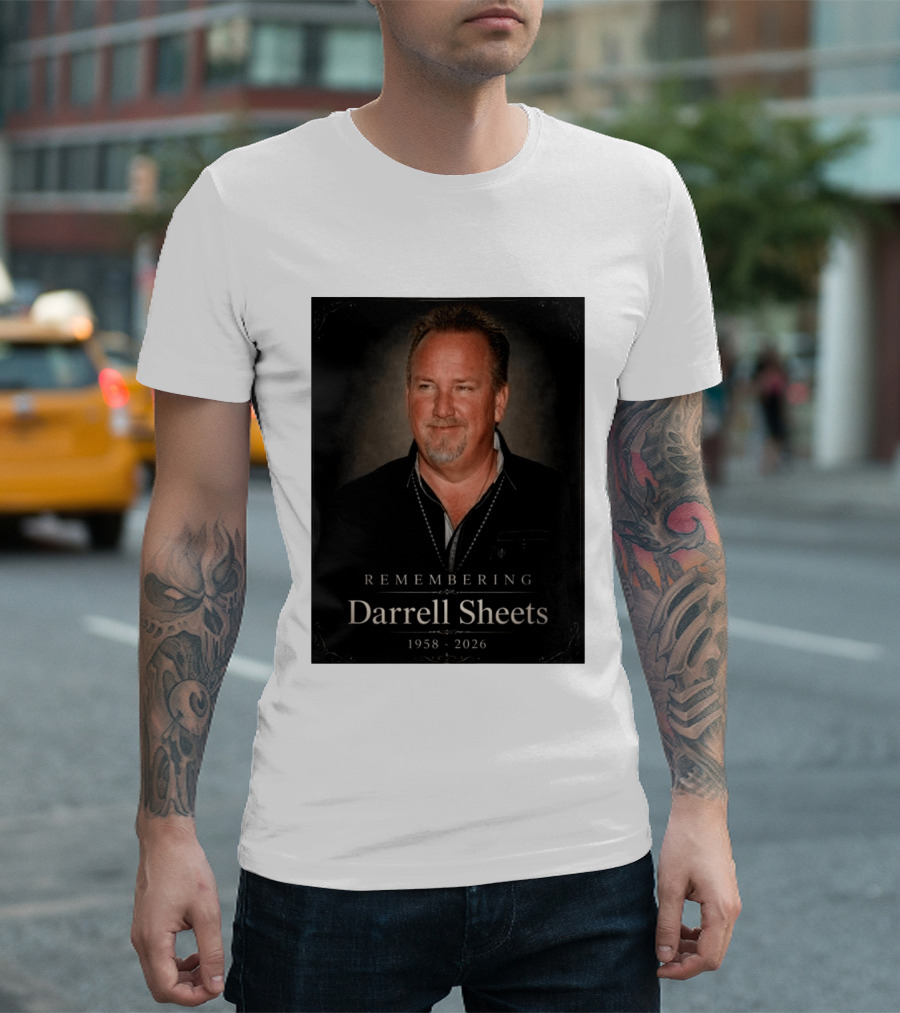 Remembering Darrell Sheets 1958 2026 Memorial T-Shirt