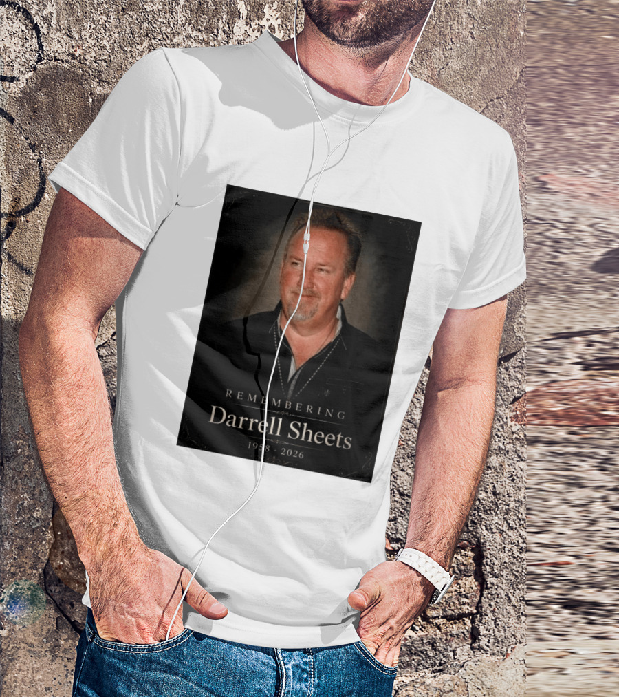 Remembering Darrell Sheets 1958 2026 Memorial T-Shirt