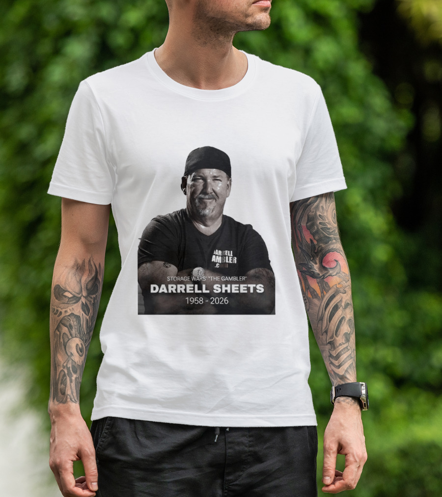 Storage Wars The Gambler Darrell Sheets 1958 2026 T-Shirt