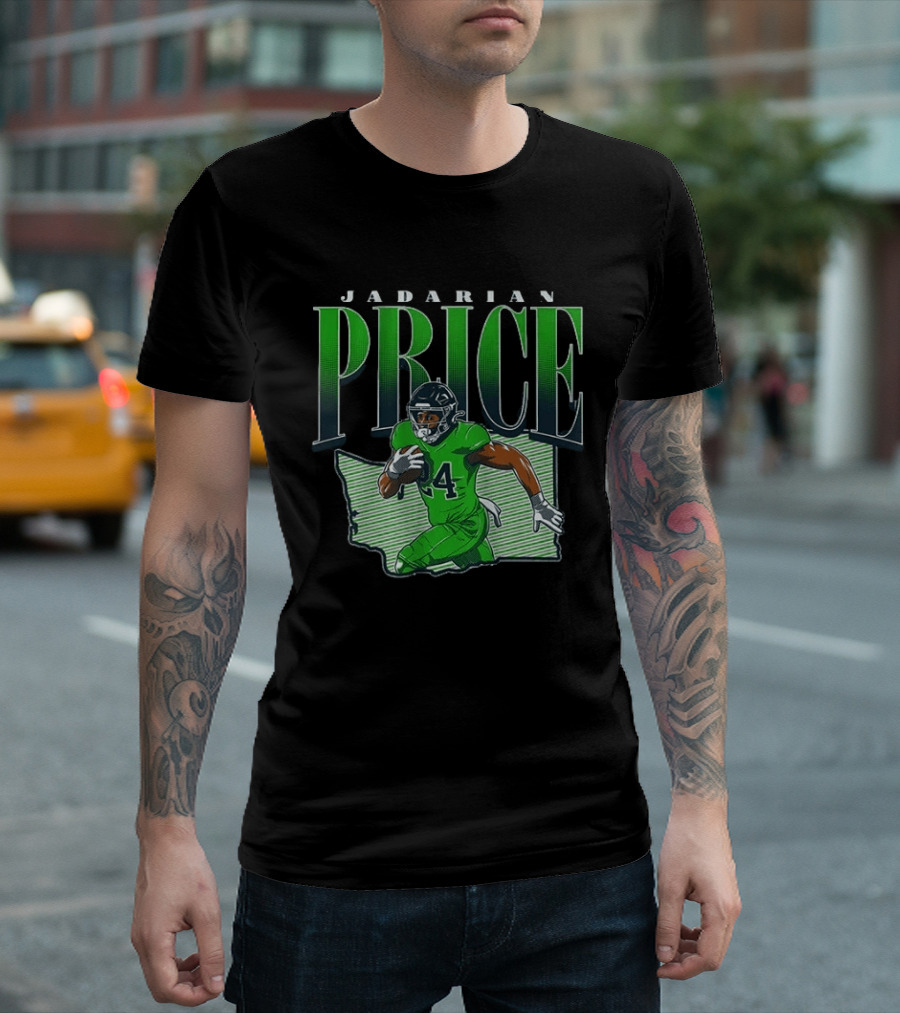 Jadarian Price Seattle Football 2026 Draft Prospect Player T-Shirt