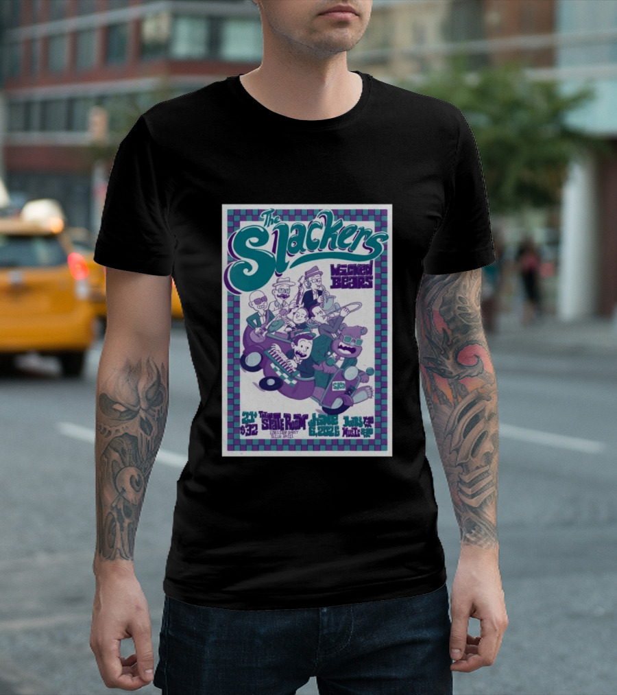 The Slackers Wocked Bears Concert June 6 2026 The State Room Salt Lake City T-Shirt