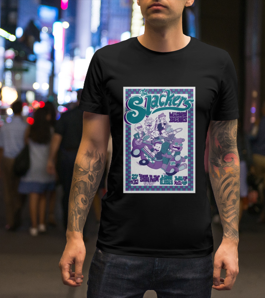 The Slackers Wocked Bears Concert June 6 2026 The State Room Salt Lake City T-Shirt