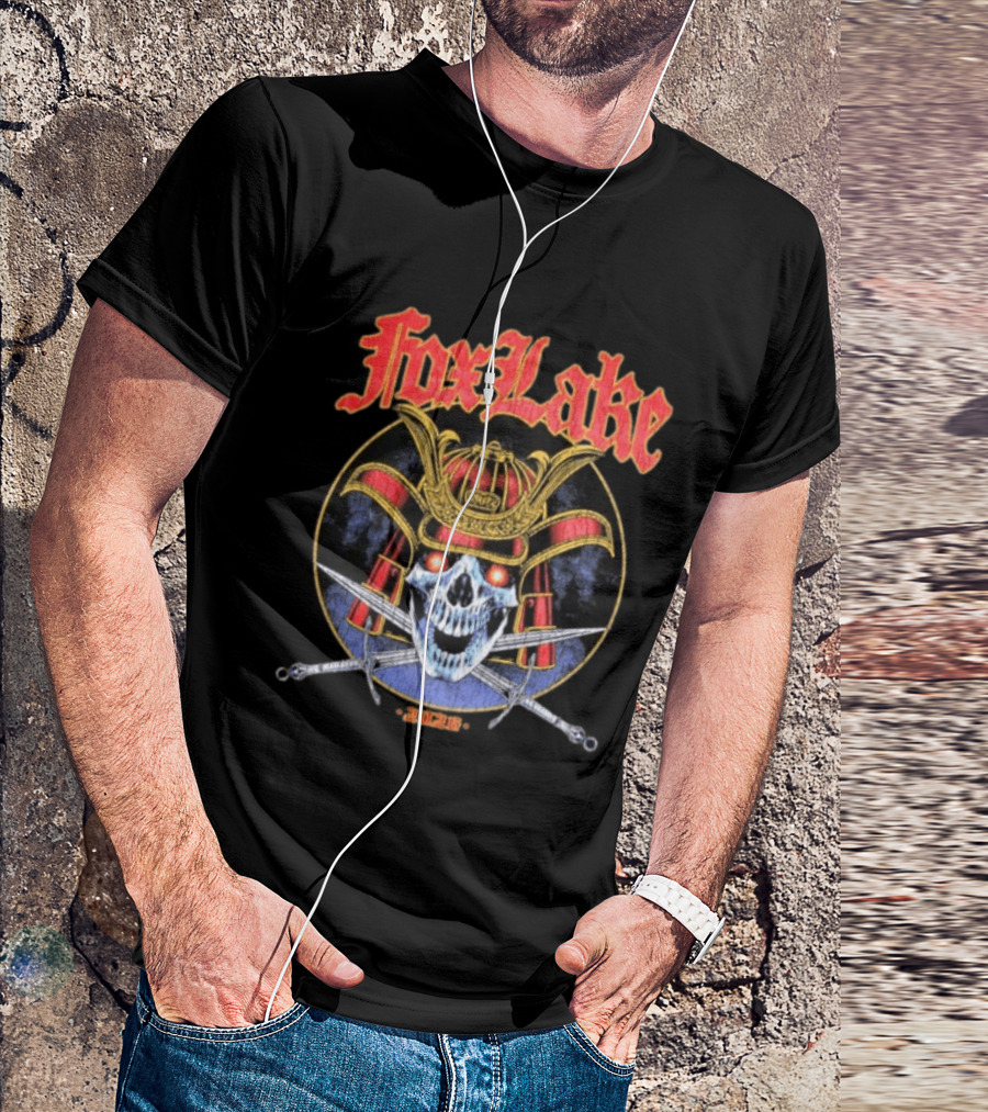 Fox Lake Samurai Skull 2026 Are You Ready To Die T-Shirt
