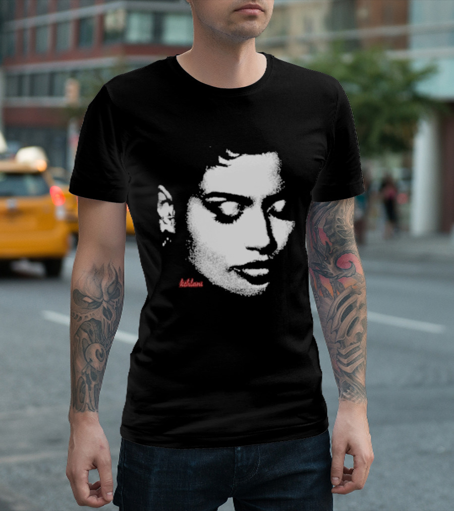 Kehlani Monochrome Face T-Shirt