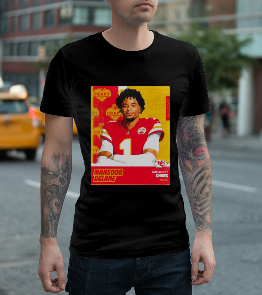 Mansoor Delane Kansas City Chiefs Draft 2026 NFL CB LSU T-Shirt