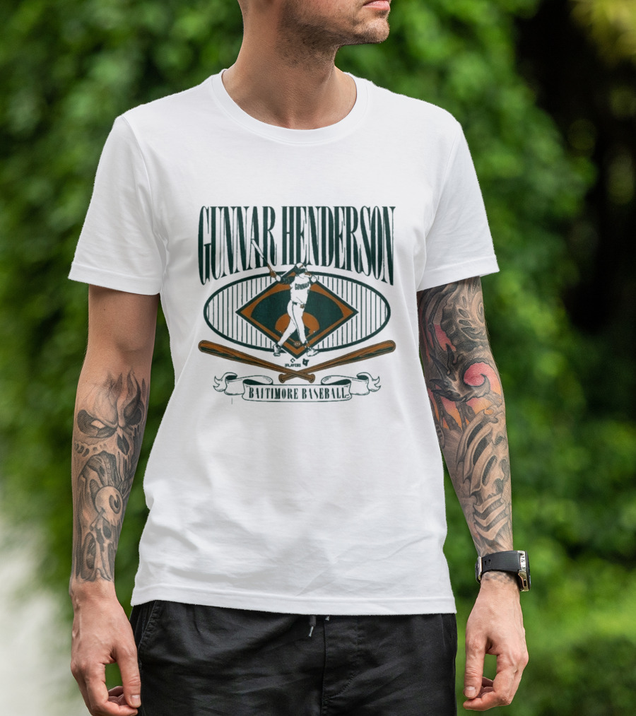 Gunnar Henderson Baltimore Baseball Diamond Standouts T-Shirt