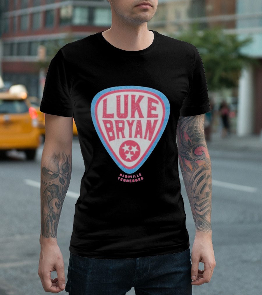 Luke Bryan Nashville Tennessee Pick Three Stars T-Shirt