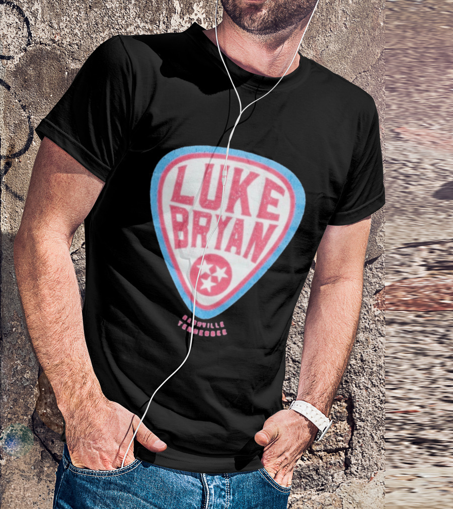 Luke Bryan Nashville Tennessee Pick Three Stars T-Shirt