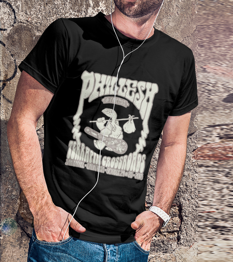 Phil Lesh And Friends Terrapin Crossroads San Rafael California October 24 25 2015 T-Shirt