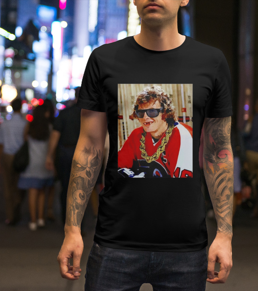 Philadelphia Flyers Bobby Clarke Retro Style Smile Iconic 1970s Nostalgia T-Shirt
